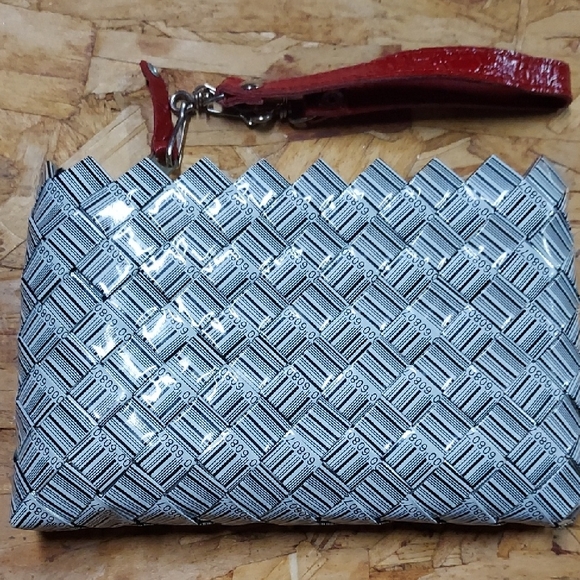Nahui Ollin Silver Clutch EUC - Picture 1 of 9